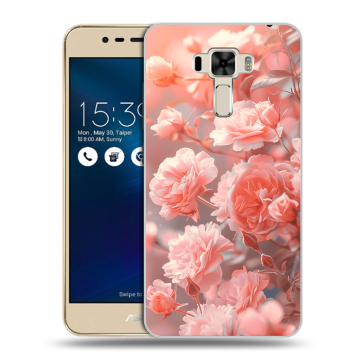 Силиконовый чехол на Asus ZenFone 3 Laser с принтом Розы цветы