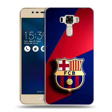 Силиконовый чехол на Asus ZenFone 3 Laser с принтом Барселона Barcelona