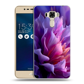 Силиконовый чехол на Asus ZenFone 3 Laser с принтом женский цветы Силиконовый чехол на Asus ZenFone 3 Laser с принтом женский цветы
