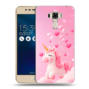 Силиконовый чехол на Asus ZenFone 3 Laser с принтом Единорог Силиконовый чехол на Asus ZenFone 3 Laser с принтом Единорог