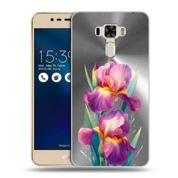 Силиконовый чехол на Asus ZenFone 3 Laser с принтом Цветы орхидеи Силиконовый чехол на Asus ZenFone 3 Laser с принтом Цветы орхидеи
