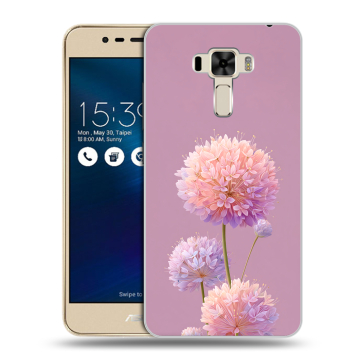Силиконовый чехол на Asus ZenFone 3 Laser с принтом Цветы Силиконовый чехол на Asus ZenFone 3 Laser с принтом Цветы