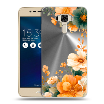 Силиконовый чехол на Asus ZenFone 3 Laser с принтом Цветы принт Силиконовый чехол на Asus ZenFone 3 Laser с принтом Цветы принт
