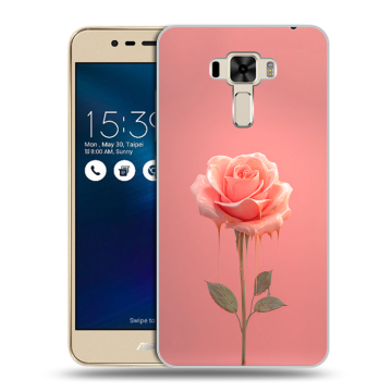 Силиконовый чехол на Asus ZenFone 3 Laser с принтом Розовая роза Силиконовый чехол на Asus ZenFone 3 Laser с принтом Розовая роза