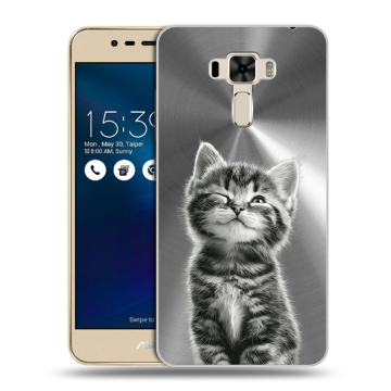 Силиконовый чехол на Asus ZenFone 3 Laser с принтом Котенок Силиконовый чехол на Asus ZenFone 3 Laser с принтом Котенок