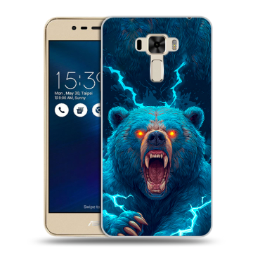 Силиконовый чехол на Asus ZenFone 3 Laser с принтом Медведь Силиконовый чехол на Asus ZenFone 3 Laser с принтом Медведь