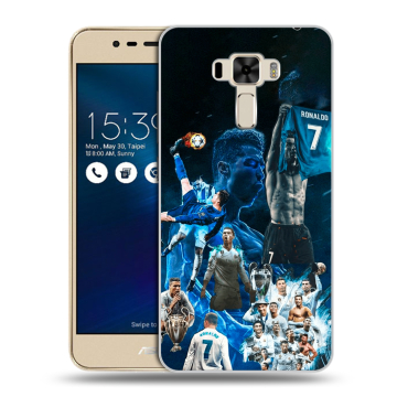Силиконовый чехол на Asus ZenFone 3 Laser с принтом Реал Роналдо Силиконовый чехол на Asus ZenFone 3 Laser с принтом Реал Роналдо