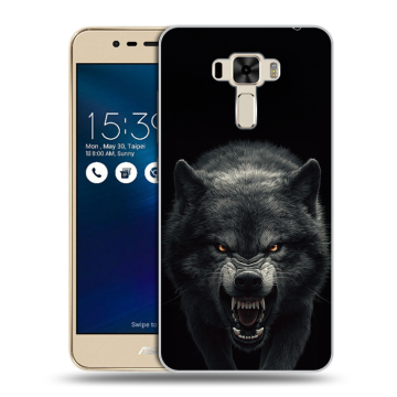 Силиконовый чехол на Asus ZenFone 3 Laser с принтом Волк