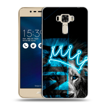 Силиконовый чехол на Asus ZenFone 3 Laser с принтом Король лев Силиконовый чехол на Asus ZenFone 3 Laser с принтом Король лев