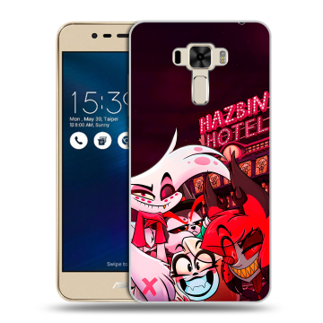 Силиконовый чехол на Asus ZenFone 3 Laser с принтом Hazbin Hotel Отель Хазбин Силиконовый чехол на Asus ZenFone 3 Laser с принтом Hazbin Hotel Отель Хазбин
