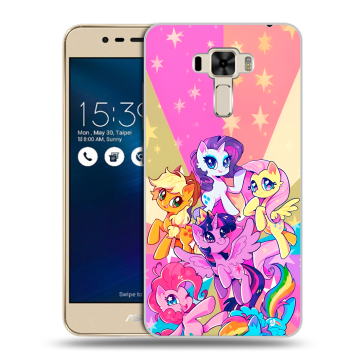 Силиконовый чехол на Asus ZenFone 3 Laser с принтом My little pony Дружба чудо Силиконовый чехол на Asus ZenFone 3 Laser с принтом My little pony Дружба чудо