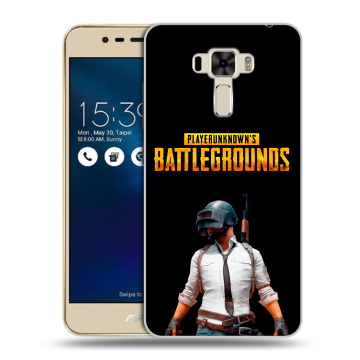 Силиконовый чехол на Asus ZenFone 3 Laser с принтом PUGB ПАГБ