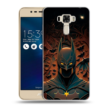 Силиконовый чехол на Asus ZenFone 3 Laser с принтом Batman Бэтмен Силиконовый чехол на Asus ZenFone 3 Laser с принтом Batman Бэтмен