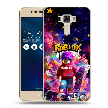 Силиконовый чехол на Asus ZenFone 3 Laser с принтом Roblox Роблокс Силиконовый чехол на Asus ZenFone 3 Laser с принтом Roblox Роблокс