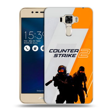Силиконовый чехол на Asus ZenFone 3 Laser с принтом Counter Strike