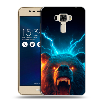 Силиконовый чехол на Asus ZenFone 3 Laser с принтом Медведь Силиконовый чехол на Asus ZenFone 3 Laser с принтом Медведь