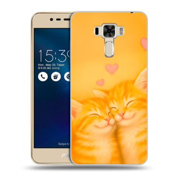 Силиконовый чехол на Asus ZenFone 3 Laser с принтом Милые котята Силиконовый чехол на Asus ZenFone 3 Laser с принтом Милые котята