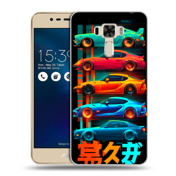Силиконовый чехол на Asus ZenFone 3 Laser с принтом машины тачки Силиконовый чехол на Asus ZenFone 3 Laser с принтом машины тачки