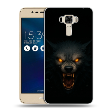 Силиконовый чехол на Asus ZenFone 3 Laser с принтом Волк Силиконовый чехол на Asus ZenFone 3 Laser с принтом Волк