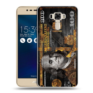 Силиконовый чехол на Asus ZenFone 3 Laser с принтом Доллар деньги