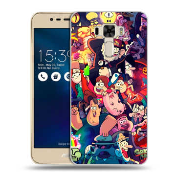 Силиконовый чехол на Asus ZenFone 3 Laser с принтом Gravity Falls Гравити Фолз