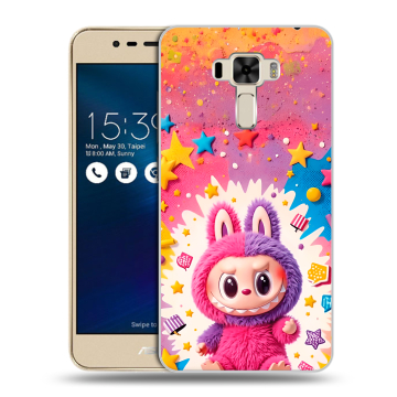 Силиконовый чехол на Asus ZenFone 3 Laser с принтом Labubu Лабубу
