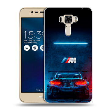 Силиконовый чехол на Asus ZenFone 3 Laser с принтом BMW БМВ
