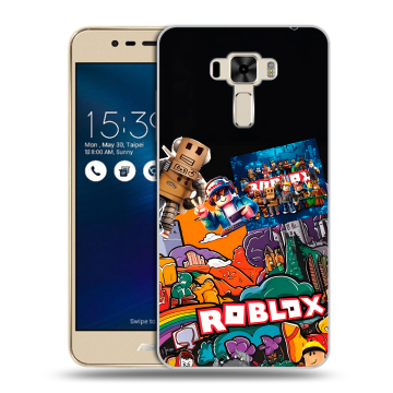 Силиконовый чехол на Asus ZenFone 3 Laser с принтом Roblox Роблокс Силиконовый чехол на Asus ZenFone 3 Laser с принтом Roblox Роблокс