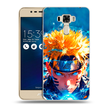 Силиконовый чехол на Asus ZenFone 3 Laser с принтом Аниме Наруто Naruto