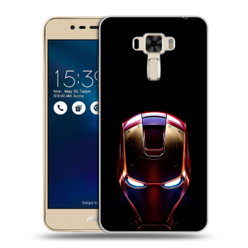Силиконовый чехол на Asus ZenFone 3 Laser с принтом IronMan Железный человек