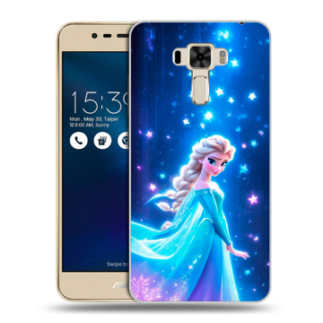 Силиконовый чехол на Asus ZenFone 3 Laser с принтом Холодное сердце Frozen Силиконовый чехол на Asus ZenFone 3 Laser с принтом Холодное сердце Frozen