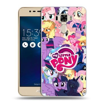 Силиконовый чехол на Asus ZenFone 3 Laser с принтом My little pony Дружба чудо Силиконовый чехол на Asus ZenFone 3 Laser с принтом My little pony Дружба чудо
