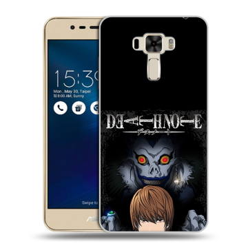 Силиконовый чехол на Asus ZenFone 3 Laser с принтом Death note Тетрадь смерти Силиконовый чехол на Asus ZenFone 3 Laser с принтом Death note Тетрадь смерти