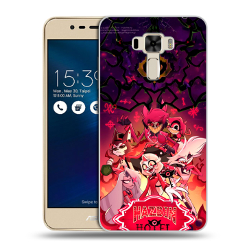 Силиконовый чехол на Asus ZenFone 3 Laser с принтом Hazbin Hotel Отель Хазбин