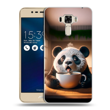 Силиконовый чехол на Asus ZenFone 3 Laser с принтом смешная панда Силиконовый чехол на Asus ZenFone 3 Laser с принтом смешная панда