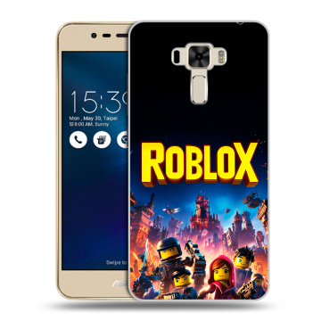 Силиконовый чехол на Asus ZenFone 3 Laser с принтом Roblox Роблокс