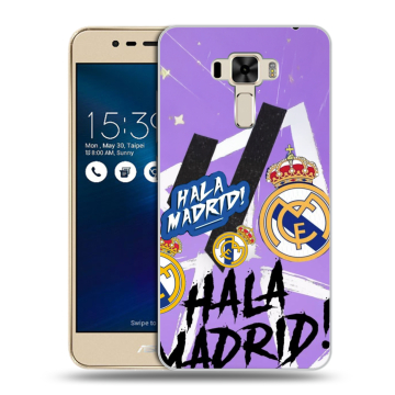 Силиконовый чехол на Asus ZenFone 3 Laser с принтом Real Madrid Реал Мадрид