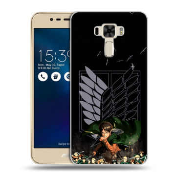 Силиконовый чехол на Asus ZenFone 3 Laser с принтом Атака титанов