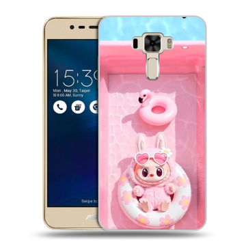 Силиконовый чехол на Asus ZenFone 3 Laser с принтом Labubu Лабубу