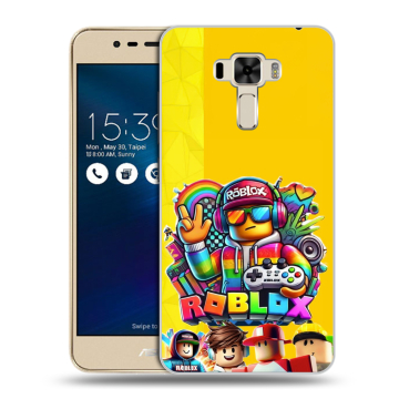 Силиконовый чехол на Asus ZenFone 3 Laser с принтом Roblox Роблокс Силиконовый чехол на Asus ZenFone 3 Laser с принтом Roblox Роблокс