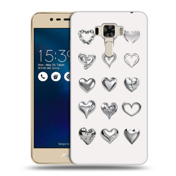 Силиконовый чехол на Asus ZenFone 3 Laser с принтом Y2K сердечки Силиконовый чехол на Asus ZenFone 3 Laser с принтом Y2K сердечки