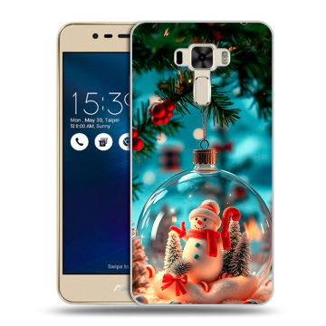 Силиконовый чехол на Asus ZenFone 3 Laser с принтом Новый год Силиконовый чехол на Asus ZenFone 3 Laser с принтом Новый год