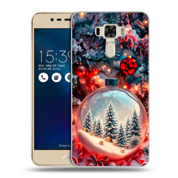 Силиконовый чехол на Asus ZenFone 3 Laser с принтом Новый год Силиконовый чехол на Asus ZenFone 3 Laser с принтом Новый год