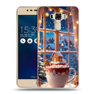 Силиконовый чехол на Asus ZenFone 3 Laser с принтом Новый год Силиконовый чехол на Asus ZenFone 3 Laser с принтом Новый год