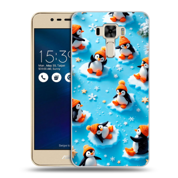 Силиконовый чехол на Asus ZenFone 3 Laser с принтом Новый год Силиконовый чехол на Asus ZenFone 3 Laser с принтом Новый год
