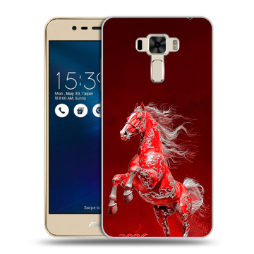 Силиконовый чехол на Asus ZenFone 3 Laser с принтом Новый год Силиконовый чехол на Asus ZenFone 3 Laser с принтом Новый год