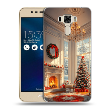 Силиконовый чехол на Asus ZenFone 3 Laser с принтом Новый год Силиконовый чехол на Asus ZenFone 3 Laser с принтом Новый год