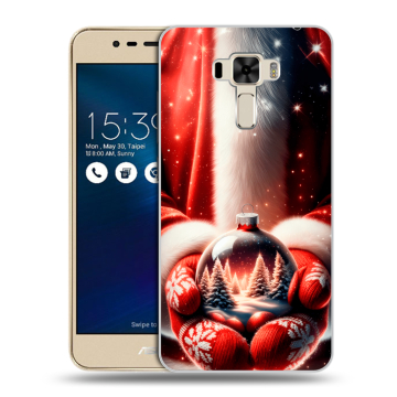 Силиконовый чехол на Asus ZenFone 3 Laser с принтом Новый год Силиконовый чехол на Asus ZenFone 3 Laser с принтом Новый год