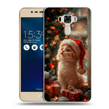 Силиконовый чехол на Asus ZenFone 3 Laser с принтом Новый год Силиконовый чехол на Asus ZenFone 3 Laser с принтом Новый год