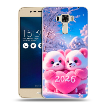 Силиконовый чехол на Asus ZenFone 3 Laser с принтом Новый год Силиконовый чехол на Asus ZenFone 3 Laser с принтом Новый год